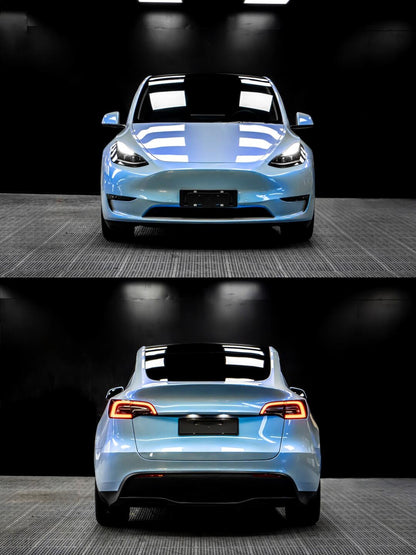 Veintone Twin Candy Shiny Grey Vinyl Car Wrap