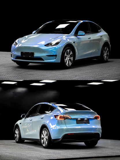 Veintone Twin Candy Shiny Grey Vinyl Car Wrap