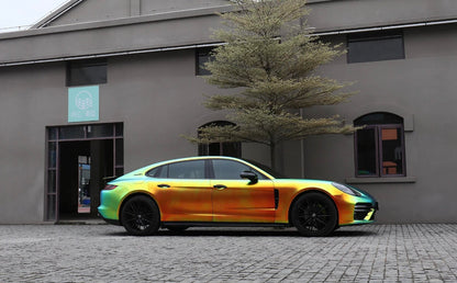 Veintone Rainbow Chrome Green Car Film