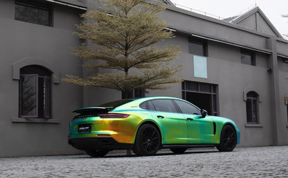 Veintone Rainbow Chrome Green Car Film