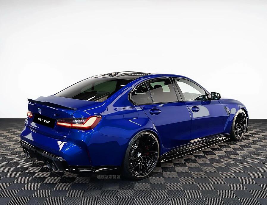 Veintone PET Liquid Ocean Blue Vinyl Car Wrap
