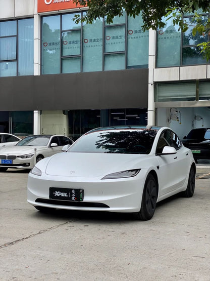 Veintone TPU Satin Ceramic White T Car Film PPF – Elegant Matte Protection with Advanced Paint Shield