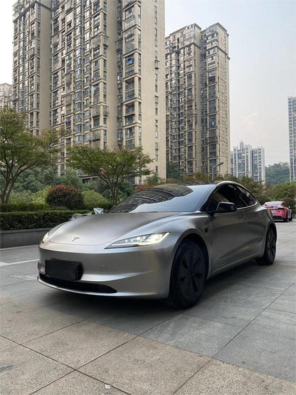 Veintone TPU Satin Liquid Metal Silver Car Film PPF