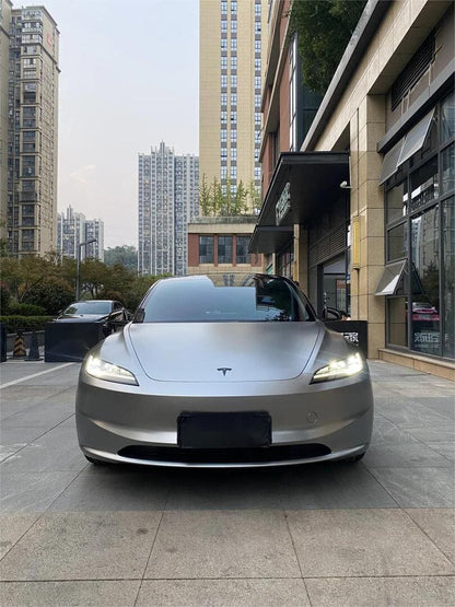 Veintone TPU Satin Liquid Metal Silver Car Film PPF