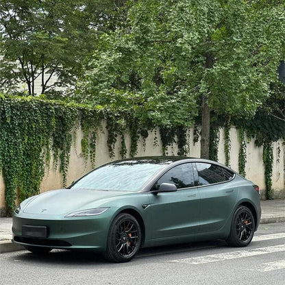 Veintone TPU Matte Ghost Metal Dark Green Car Film PPF | Ultra-Matte Self-Healing Metallic Green Paint Protection Film | Veintone Color PPF Series