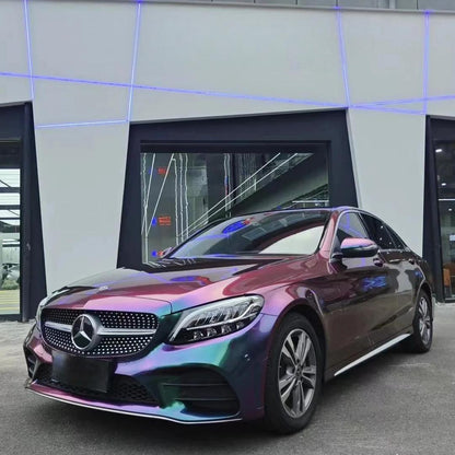 Veintone TPU Chameleon Grass Green Red Car Film PPF