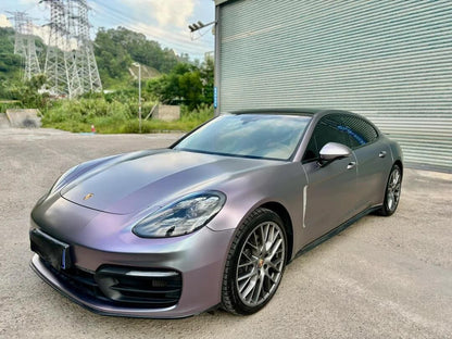 Veintone TPU Matte Capri Gray Purple Car Wrap | High-End TPU Low Saturation Gray Purple Color Change Film