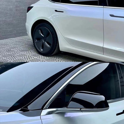 Veintone Glossy Diamond Blue White Car Vinyl Wrap