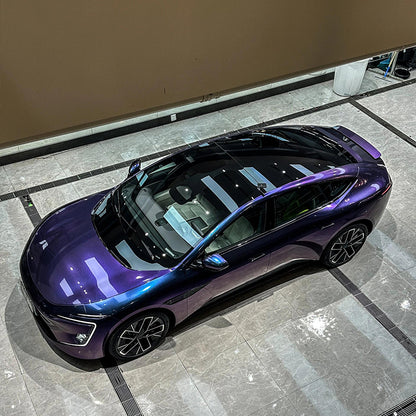 Veintone Glossy Diamond Purple Red Vinyl Car Wrap