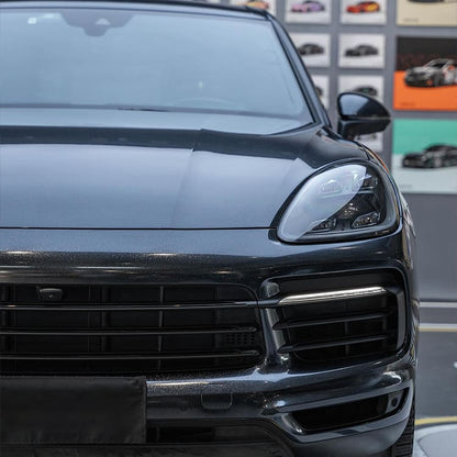 Veintone Sparkle Black Car Vinyl Wrap | Black Diamond Metallic Glossy Color Change Film