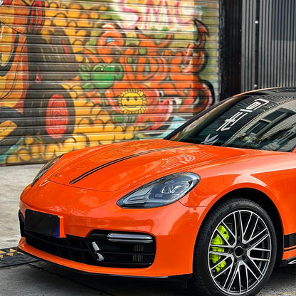 Veintone PET Orange Vinyl Car Wrap | Ultra-Gloss Crystal Orange Wrap Film | Durable PET-Based Performance Wrap