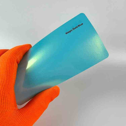 Veintone Magic Gold Blue Vinyl Car Wrap