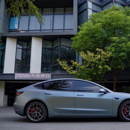 Veintone PET Ultra-Matte Blue Grey Car Film