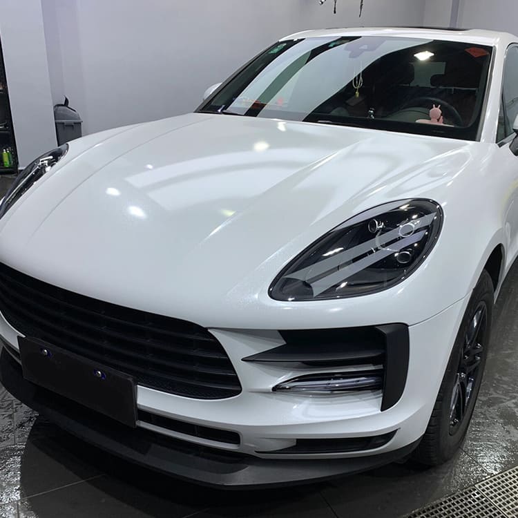 Veintone Sparkle White Car Vinyl Wrap