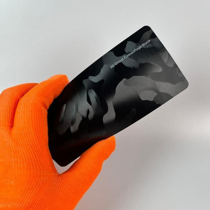 Veintone 3D Ghost Camouflage Black Vinyl Car Wrap | Stealth Matte Finish | Premium Air-Release Wrap Film