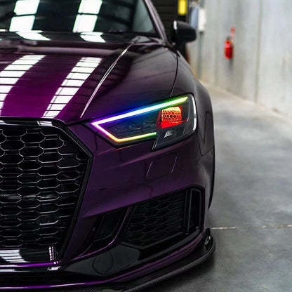 Veintone Paint Metal Midnight Purple Vinyl Car Wrap