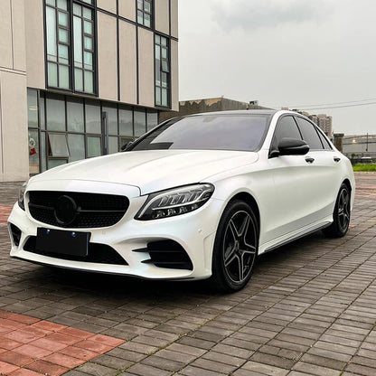 Veintone Matte Diamond Blue White Car Vinyl Wrap