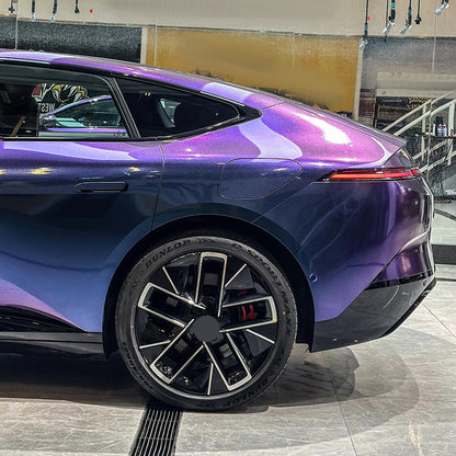 Veintone Glossy Diamond Purple Red Vinyl Car Wrap