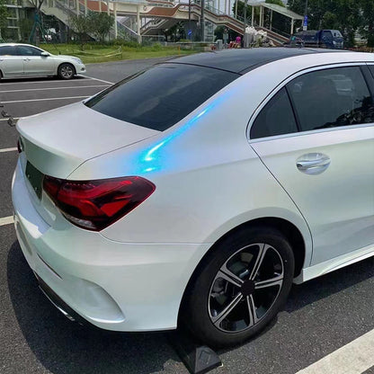 Veintone Glossy Diamond Blue White Car Vinyl Wrap