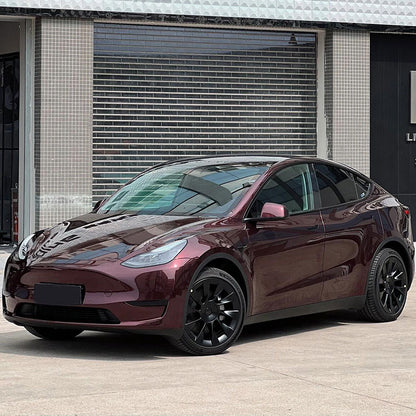 Veintone PET Metal Black Rose Vinyl Car Wrap