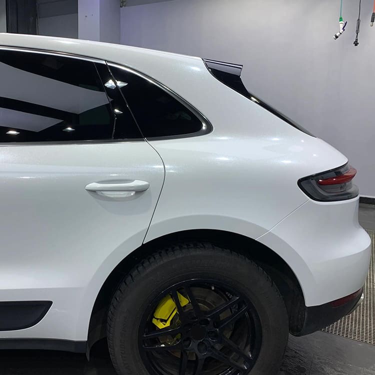 Veintone Sparkle White Car Vinyl Wrap