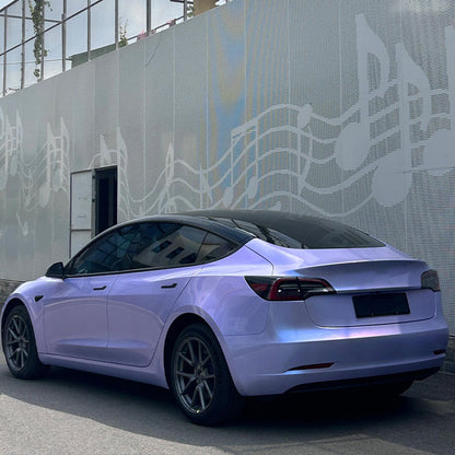 Veintone PET Twin Silver Purple Vinyl Car Wrap