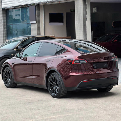 Veintone PET Metal Black Rose Vinyl Car Wrap