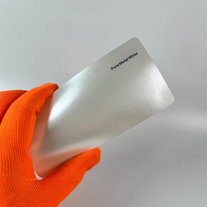 Veintone Pure Metal White Vinyl Car Wrap