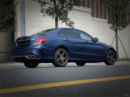 Veintone TPU Matte Magic Flame Dark Blue Car Film PPF | Ultra-Matte Self-Healing Metallic Blue Paint Protection Film | Veintone Color PPF Series