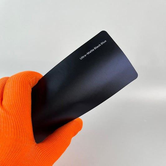 Veintone Ultra-Matte Black Blue Vinyl Car Wrap | Stealth Blue-Black Matte Vehicle Wrap | Premium Low-Gloss Vinyl Wrap Film