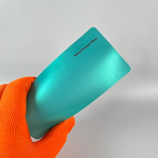 Veintone Matte Chrome Tiffany Vinyl Car Wrap