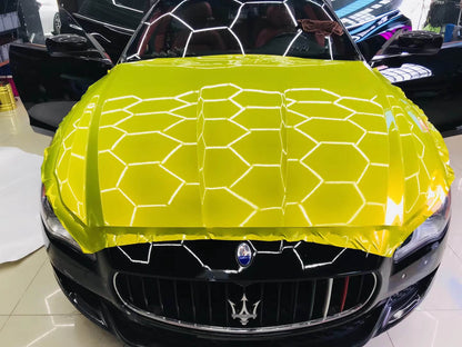 Veintone BMW M4 Paint Lemon Yellow Vinyl Car Wrap | Factory Paint-Look Gloss Wrap | High-Gloss Performance Film