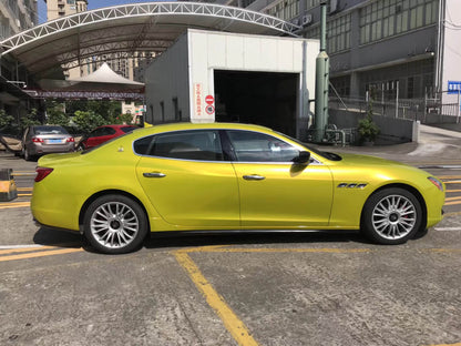 Veintone BMW M4 Paint Lemon Yellow Vinyl Car Wrap | Factory Paint-Look Gloss Wrap | High-Gloss Performance Film