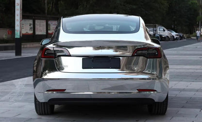 Veintone Electroplated Silver Vinyl Car Wrap – Mirror-Like Electro Chrome Silver Wrap for High-Gloss Automotive Styling
