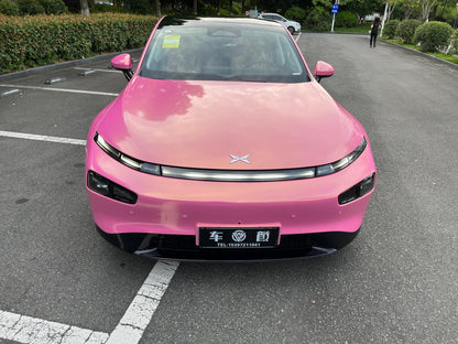 Veintone Glossy Diamond Gold Pink Vinyl Car Wrap – Sparkling Pink Wrap with Luxe Gold Diamond Flakes for Stunning Shine