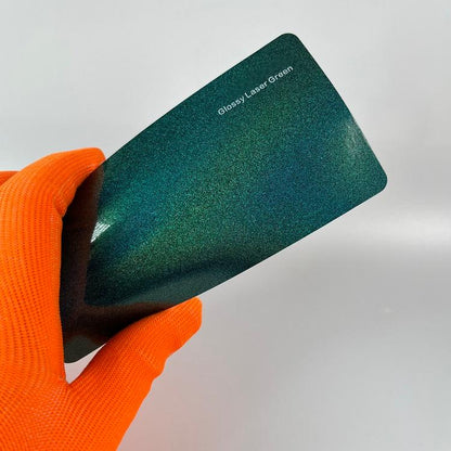 Veintone Glossy Laser Green Vinyl Car Wrap Vibrant Glossy Laser Green Vehicle Film for Eye Catching Style & Durable Protection