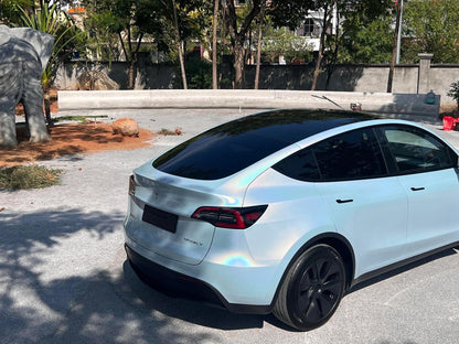 Veintone Glossy Laser Sea Blue Vinyl Car Wrap