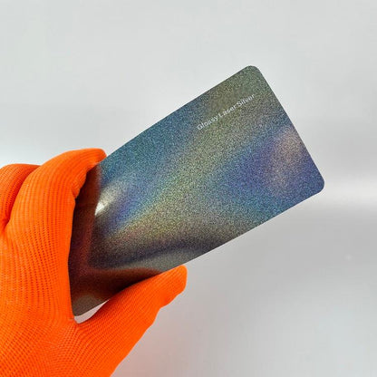 Veintone Glossy Laser Silver Vinyl Car Wrap High-Gloss Laser Silver Vehicle Film for Sleek & Durable Car Styling