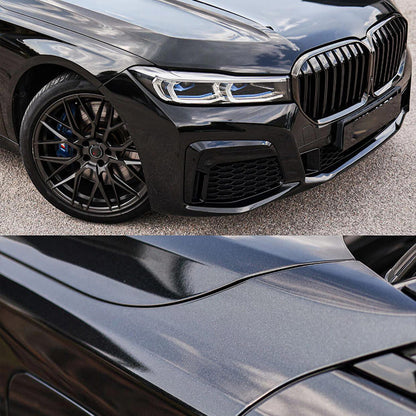 Veintone Glossy Metal Graphite Black Vinyl Car Wrap | Ultra Deep Gloss | Metallic Premium Auto Film