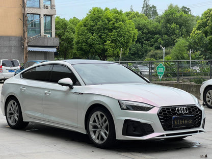 Veintone Glossy White to Pink Vinyl Car Wrap – Color-Shifting Gloss Wrap from Pearlescent White to Blush Pink