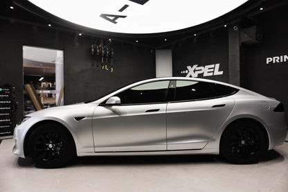 Veintone Heavy Metal Sparkle Silver Vinyl Car Wrap – Bold Sparkling Silver Vehicle Film with Heavy Metal Finish