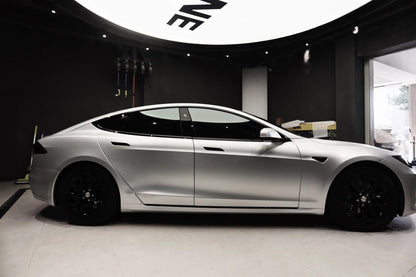 Veintone Heavy Metal Sparkle Silver Vinyl Car Wrap – Bold Sparkling Silver Vehicle Film with Heavy Metal Finish