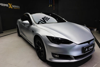 Veintone Heavy Metal Sparkle Silver Vinyl Car Wrap – Bold Sparkling Silver Vehicle Film with Heavy Metal Finish