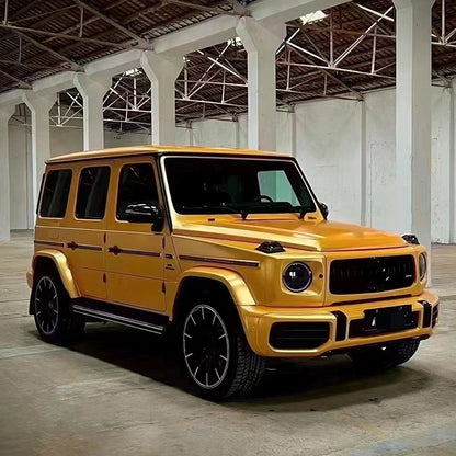 Veintone Heavy Metal Sparkle Yellow Vinyl Car Wrap | Ultra Gloss Metallic Glitter Wrap | High-Impact Yellow Auto Film