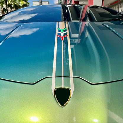 Veintone Magic Gold Blackish Green Vinyl Car Wrap Premium Magic Gold with Blackish Green Hue for Unique Vehicle Style & Protection