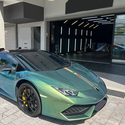 Veintone Magic Gold Blackish Green Vinyl Car Wrap Premium Magic Gold with Blackish Green Hue for Unique Vehicle Style & Protection