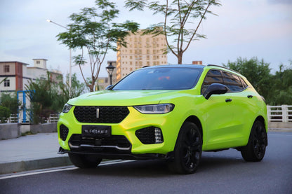 Veintone Magic Gold Fluorescence Vinyl Car Wrap | Luminous Gold Glow Wrap | Fluorescent Metallic Auto Film