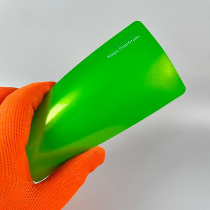 Veintone Magic Gold Green Vinyl Car Wrap Premium Magic Gold with Radiant Green Hue for Stunning Vehicle Transformation