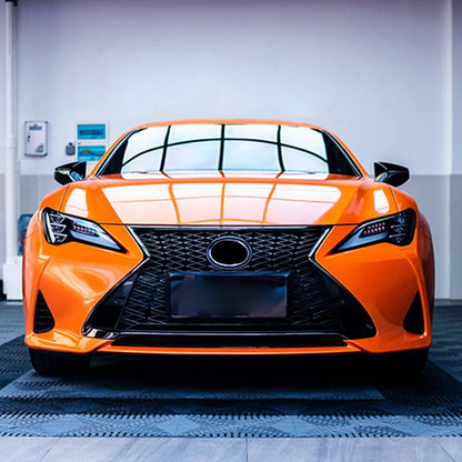 Veintone Magic Gold Orange Car Vinyl Wrap | High Gloss Variant Orange Gold Car Film