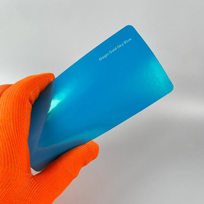 Veintone Magic Gold Sky Blue Vinyl Car Wrap